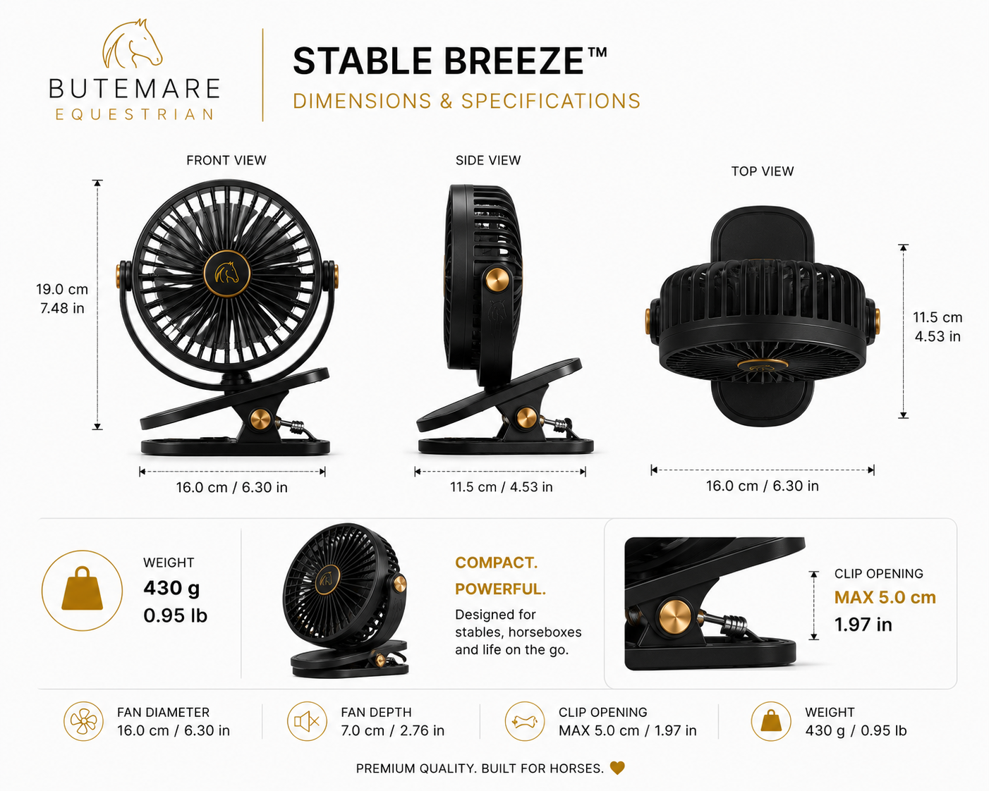 Dimensions and specifications
